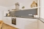 Mobile Preview: Küchenrückwand Einfarbig Grau