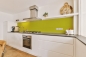 Preview: Küchenrückwand Einfarbig Gelbgrün