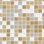 Preview: Küchenrückwand Beige Weiß Mosaik