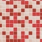 Preview: Küchenrückwand Rot Rosa Mosaik