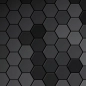 Preview: Küchenrückwand Hexagon Anthrazit Mosaik Preview: Küchenrückwand Hexagon Anthrazit Mosaik