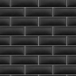 Preview: Küchenrückwand Metrofliesen Schwarz Preview: Küchenrückwand Metrofliesen Schwarz