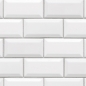 Preview: Küchenrückwand Metrofliesen Weiß
