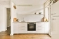 Preview: Küchenrückwand Folie Einfarbig Weiß