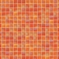 Preview: Küchenrückwand Acrylglas Modern Mosaik Orange