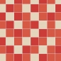 Preview: Küchenrückwand Aluverbund Rot Beige Mosaik