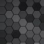Preview: Küchenrückwand Folie Hexagon Anthrazit Mosaik Preview: Küchenrückwand Folie Hexagon Anthrazit Mosaik