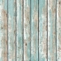 Preview: Küchenrückwand Acrylglas Vintage Holzbalken Blau