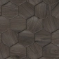 Preview: Küchenrückwand Folie Hexagon Holz Preview: Küchenrückwand Folie Hexagon Holz