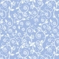 Preview: Küchenrückwand Hartschaumplatte Blumenranken Blau Preview: Küchenrückwand Hartschaumplatte Blumenranken Blau