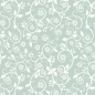 Preview: Küchenrückwand Hartschaumplatte Blumenranken Mint