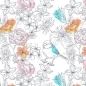 Preview: Küchenrückwand Hartschaumplatte Vogel Blumen Preview: Küchenrückwand Hartschaumplatte Vogel Blumen