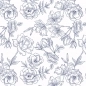 Preview: Küchenrückwand Hartschaumplatte Rosen Zeichnung Preview: Küchenrückwand Hartschaumplatte Rosen Zeichnung