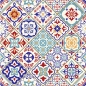 Mobile Preview: Küchenrückwand Folie Osmanische Keramik Patchwork
