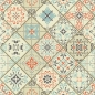 Preview: Küchenrückwand Folie Mediterrane Patchwork