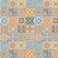 Preview: Küchenrückwand Folie Tunesische Patchwork Fliesen Preview: Küchenrückwand Folie Tunesische Patchwork Fliesen
