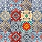 Preview: Küchenrückwand Folie Kunstvolle Patchwork Preview: Küchenrückwand Folie Kunstvolle Patchwork