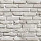 Preview: Küchenrückwand Hartschaumplatte Weiße Backstein Optik