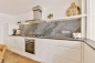 Preview: Küchenrückwand Aluverbund Marmor Grau