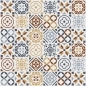 Preview: Küchenrückwand Hartschaumplatte Karo Patchwork Preview: Küchenrückwand Hartschaumplatte Karo Patchwork