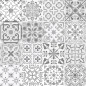 Preview: Küchenrückwand Grau Patchwork Kacheln Preview: Küchenrückwand Grau Patchwork Kacheln