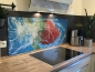 Preview: Spritzschutz Küche Acrylglas Erdbeere Splash