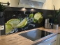 Preview: Spritzschutz Küche Acrylglas Limetten