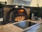 Preview: Spritzschutz Küche Acrylglas Steinofen Pizza Preview: Spritzschutz Küche Acrylglas Steinofen Pizza