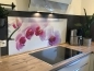 Preview: Spritzschutz Küche Hartschaumplatte Orchidee Preview: Spritzschutz Küche Hartschaumplatte Orchidee