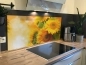 Preview: Spritzschutz Küche Aluverbund Sonnenblumen Preview: Spritzschutz Küche Aluverbund Sonnenblumen
