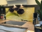 Preview: Spritzschutz Küche Acrylglas Limetten Sprudel