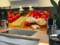Preview: Spritzschutz Küche Acrylglas Nudel Tomaten Knoblauch