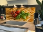 Preview: Spritzschutz Küche Acrylglas Nudel Tomate Basilikum