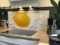 Preview: Spritzschutz Küche Acrylglas Ei im Mehl Preview: Spritzschutz Küche Acrylglas Ei im Mehl