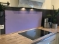 Preview: Spritzschutz Küche Aluverbund Einfarbig Pastell Violett Preview: Spritzschutz Küche Aluverbund Einfarbig Pastell Violett
