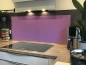 Preview: Spritzschutz Küche Hartschaumplatte Einfarbig Pastellviolett