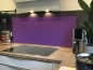 Preview: Spritzschutz Küche Aluverbund Einfarbig Violett Preview: Spritzschutz Küche Aluverbund Einfarbig Violett