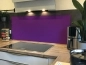 Preview: Spritzschutz Küche Aluverbund Einfarbig Violett Lila Preview: Spritzschutz Küche Aluverbund Einfarbig Violett Lila
