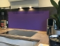 Preview: Spritzschutz Küche Einfarbig Dunkel Lila