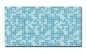 Preview: Spritzschutz Küche Hartschaumplatte Blaue Mosaik