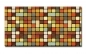 Preview: Spritzschutz Küche Hartschaumplatte Mosaik Fliesen Braun