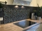 Preview: Spritzschutz Küche Acrylglas Black Mosaik Preview: Spritzschutz Küche Acrylglas Black Mosaik