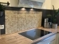 Preview: Spritzschutz Küche Mosaik Braun Preview: Spritzschutz Küche Mosaik Braun