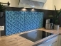 Preview: Spritzschutz Küche Acrylglas Blau Mix Mosaik Preview: Spritzschutz Küche Acrylglas Blau Mix Mosaik