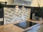 Preview: Spritzschutz Küche Acrylglas Pyramiden Mosaik Preview: Spritzschutz Küche Acrylglas Pyramiden Mosaik