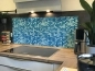 Preview: Spritzschutz Küche Hartschaumplatte Blaue Mosaiksteine Preview: Spritzschutz Küche Hartschaumplatte Blaue Mosaiksteine