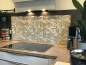 Preview: Spritzschutz Küche Beige Weiß Mosaik Preview: Spritzschutz Küche Beige Weiß Mosaik