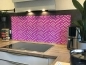 Preview: Spritzschutz Küche Acrylglas Pink Lila Mosaik Preview: Spritzschutz Küche Acrylglas Pink Lila Mosaik