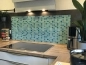 Preview: Spritzschutz Küche Mint Mosaik Preview: Spritzschutz Küche Mint Mosaik