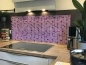 Preview: Spritzschutz Küche Lila Mosaik Preview: Spritzschutz Küche Lila Mosaik